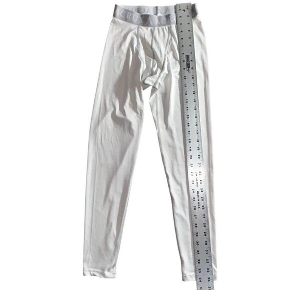 ACRUX White Performance Gear Tights Pants Sports Size M Athletic Men's Jogger - Picture 6 of 12